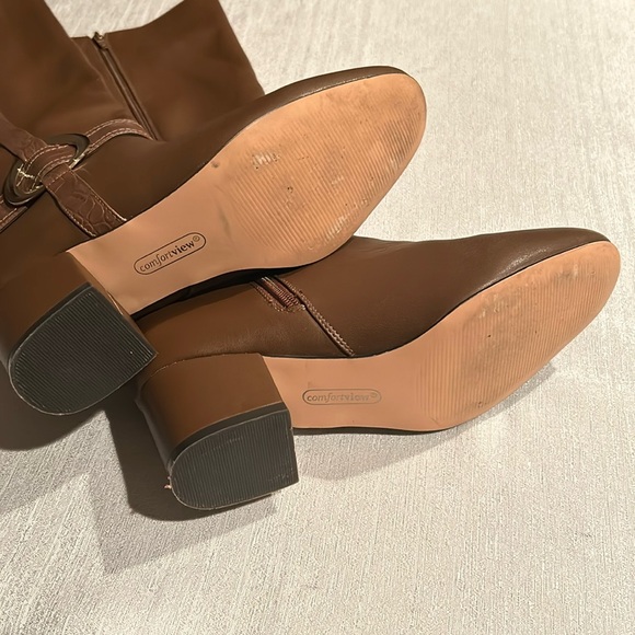 Comfort View Women’s Wide Width Vale Calf Boot Tall Knee High Size 9 Like new - Picture 14 of 16